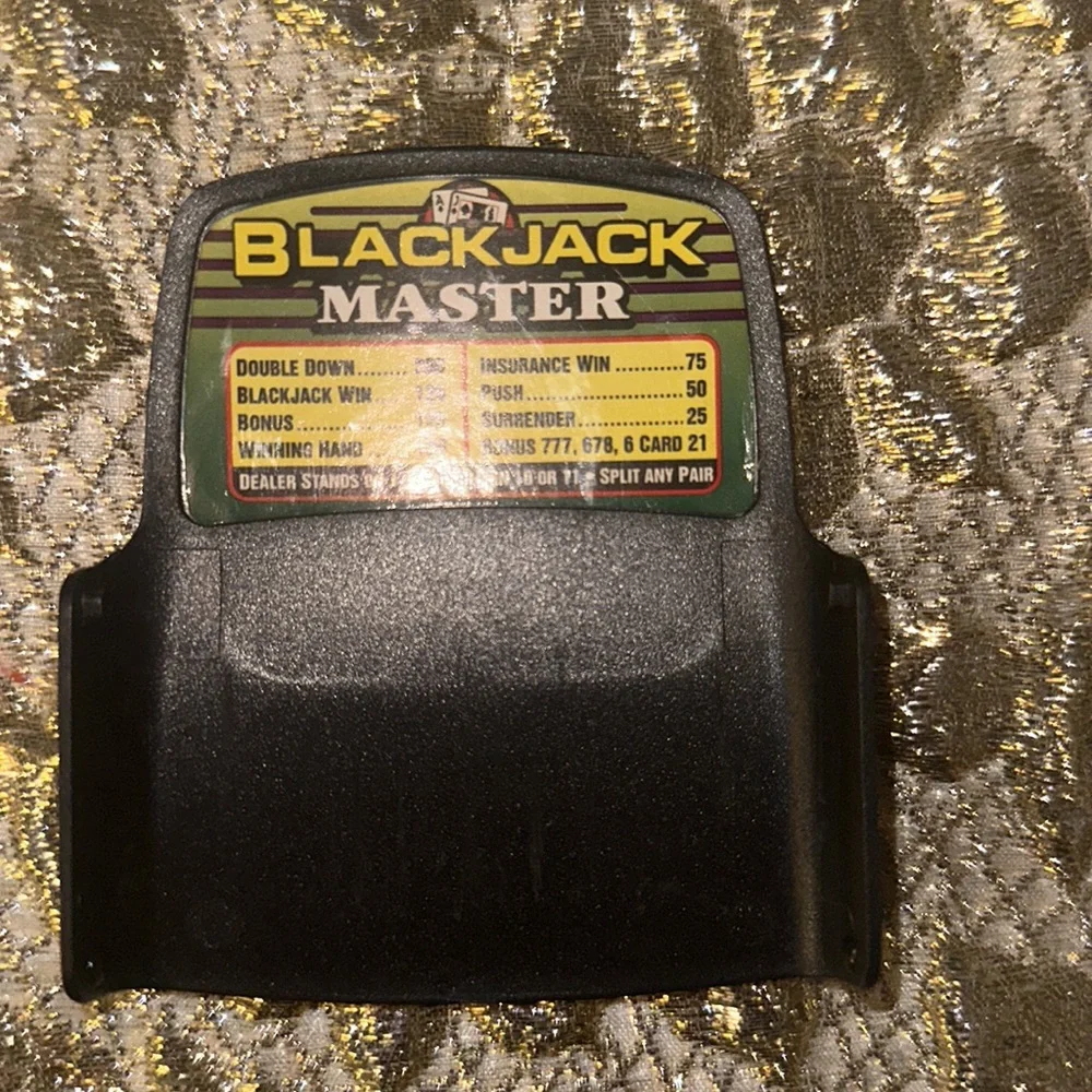 Vintage Radica Blackjack Master Handheld Model 3656, Requires 1 Triple A Battery